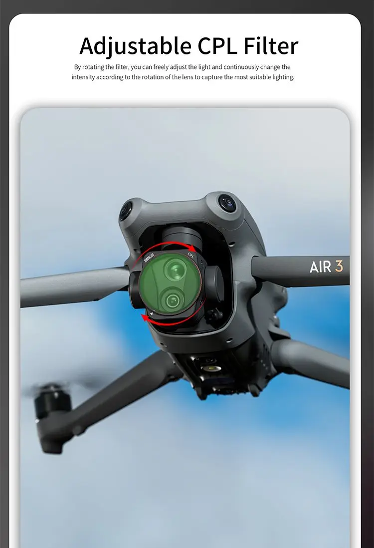 Dji Air Accessories STARTRC 6-Pack ND Filter Set For DJI Air