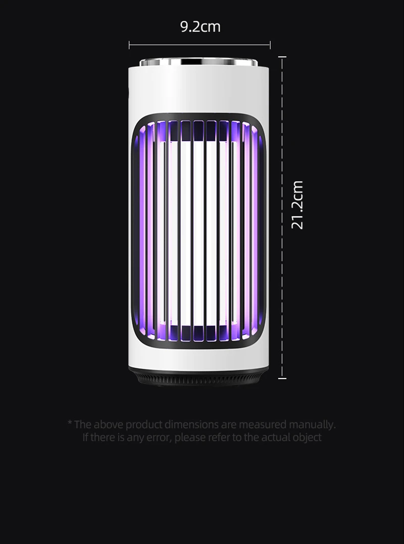 Electric Anti Mosquito UV Bulb Lamp Outdoor Portable Camping Indoor Bedroom USB Rechargeable 5V Anti Mosquito Light Insect Trap