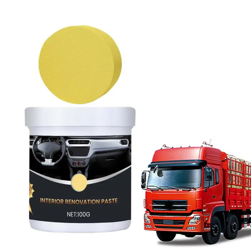 

Car Leather Balm Car Seat Leather Polish Restoration Car Care Supplies For RV Truck SUV Convertible Car Travel Camper And Auto
