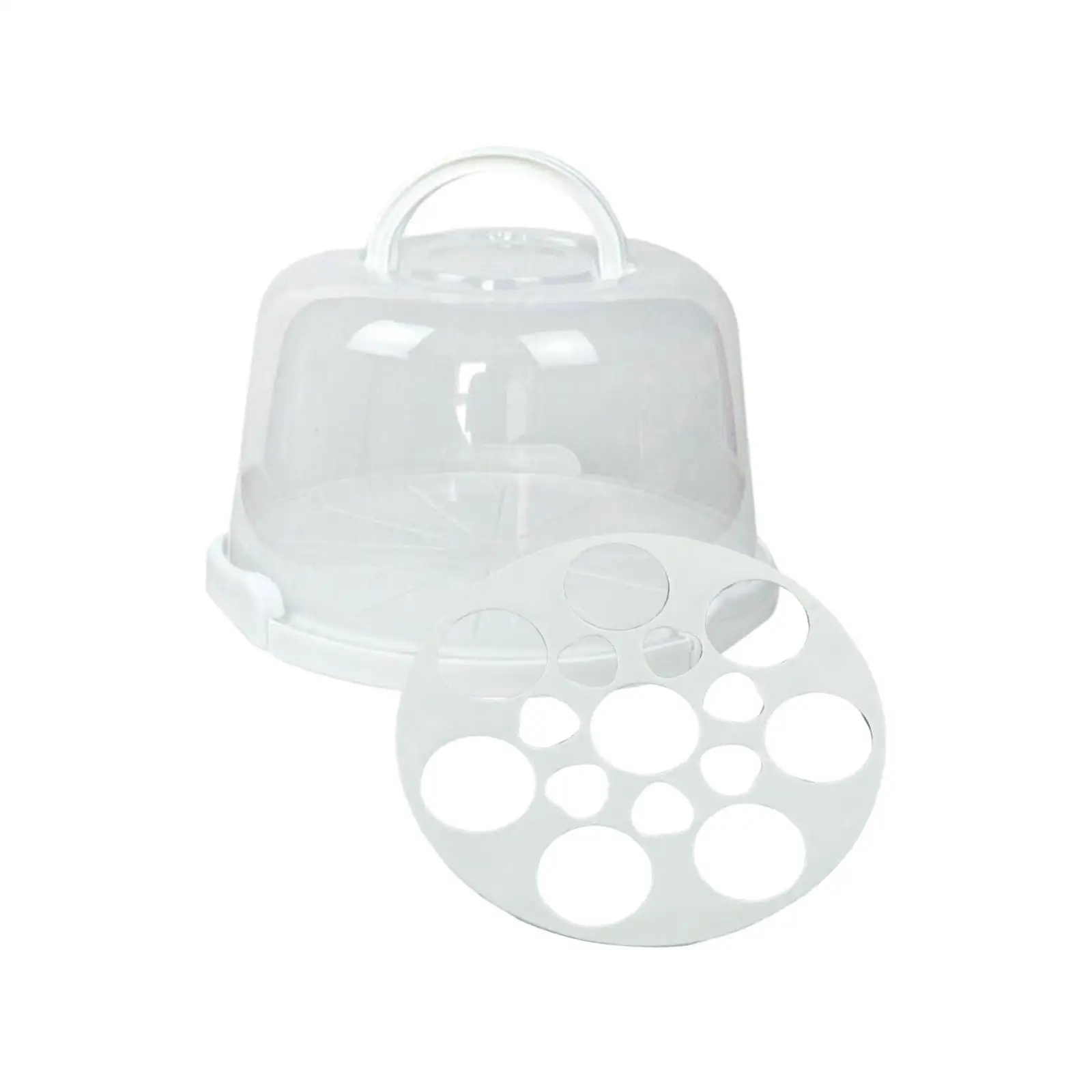 Cake Carrier with Lid Muffin Tart Cookie Dessert Keeper, Multifunctional Cupcake