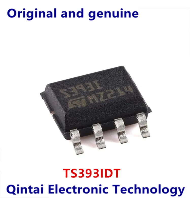

New original TS393IDT screen printed S393I SOIC-8 dual channel CMOS voltage comparator chip IC