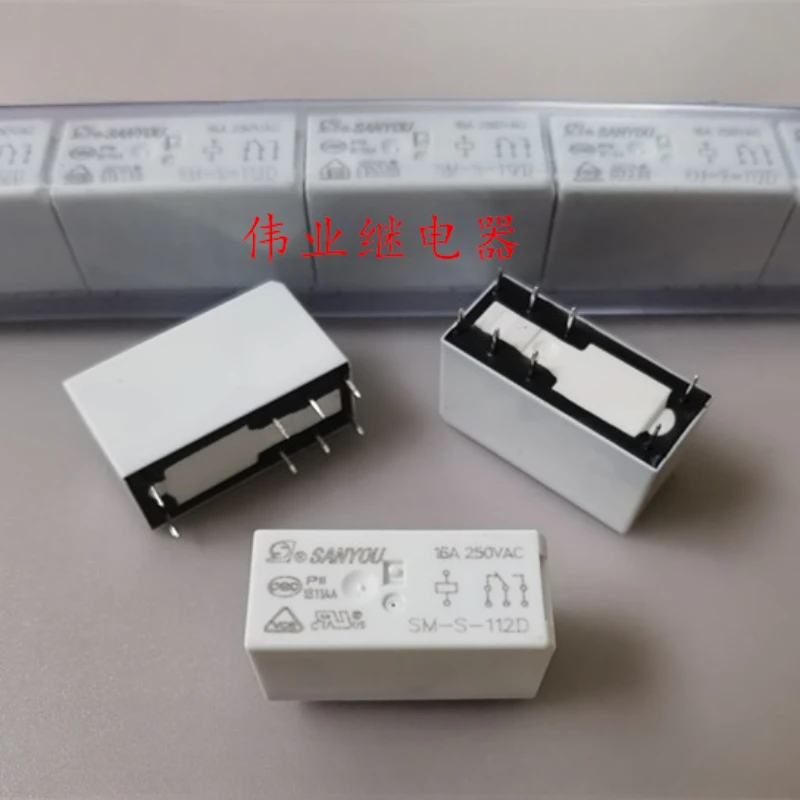 

（Brand-new）1pcs/lot 100% original genuine relay:SM-S-112D 12V 8pins 16A