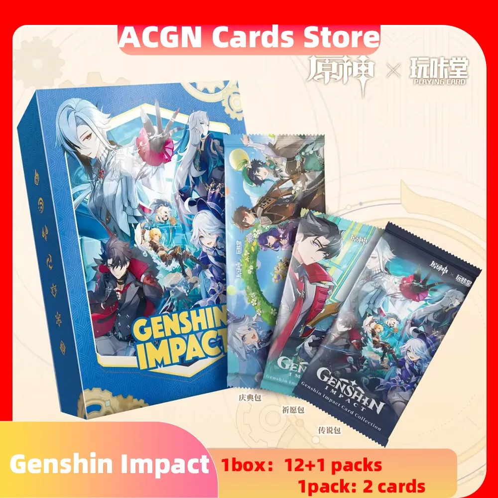 2023 Genshin Impact Cards Anime Figure Genshin Impact Ganyu Jean Lisa Hutao MVP OP GP Collection Card Children Hobby Toys Gift