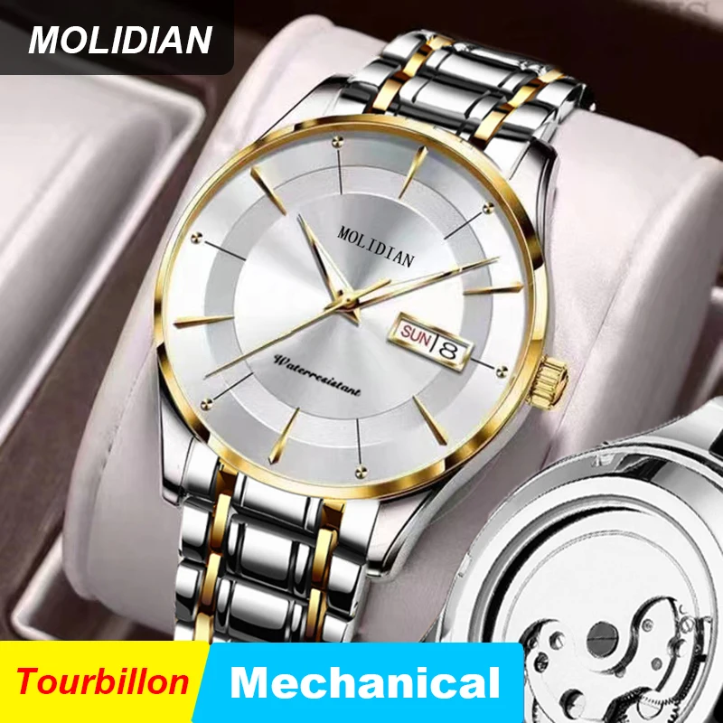 Reloj Hombre Business Waterproof Night Light Mechanical Watch for Men