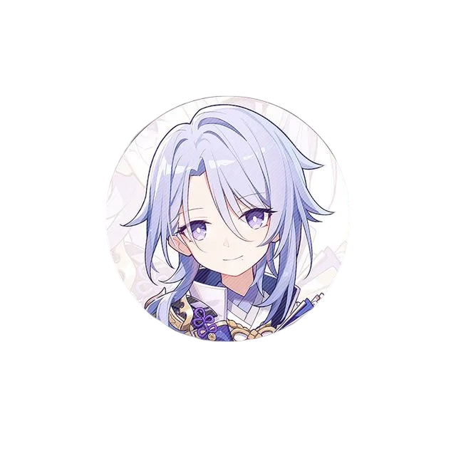 58mm Game Genshin Impact Brooch Pins Anime Badge Cosplay Ganyu Xiao Zhongli  Accessories For Clothes Backpack Decoration Gift Kamisato Ayato