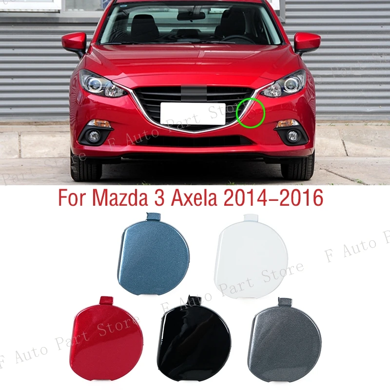 Car Front Bumper Tow Hook Cover Cap For Mazda 3 Axela 2014