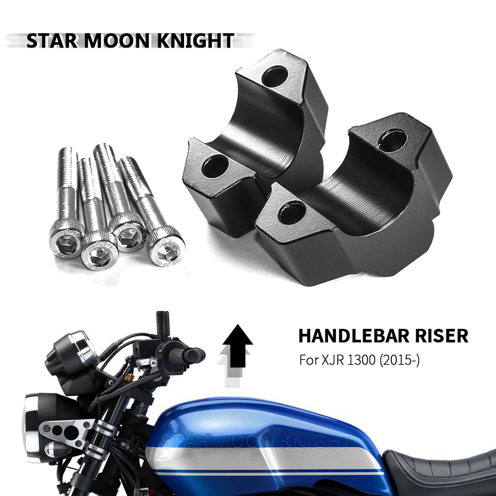 Accessori Moto Manubrio Riser Drag Handle Bar Clamp Extend Adapter Per Yamaha Xjr 1300 Xjr1300 2015-
