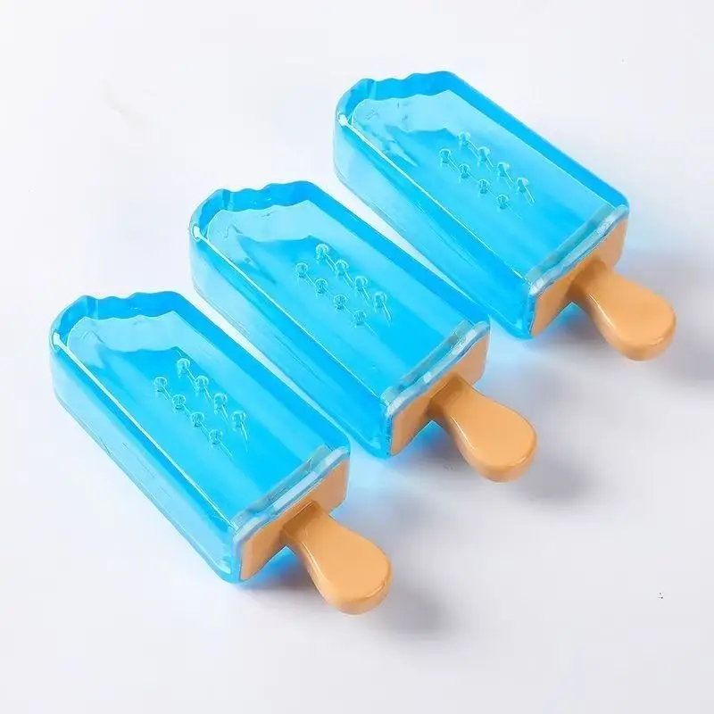 Pet dog summer flushing cooling frozen toy TPR rubber chew bite resistant reusable toy ice cream pet supplies 6