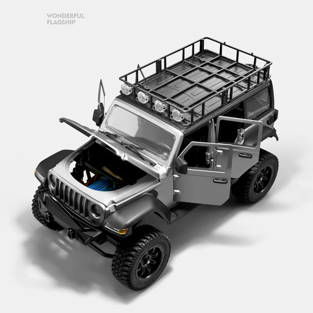 MN128 2.4G 4WD RC Buggy Escalade 1/16 - 390 Moteur, LED, 1200mAh