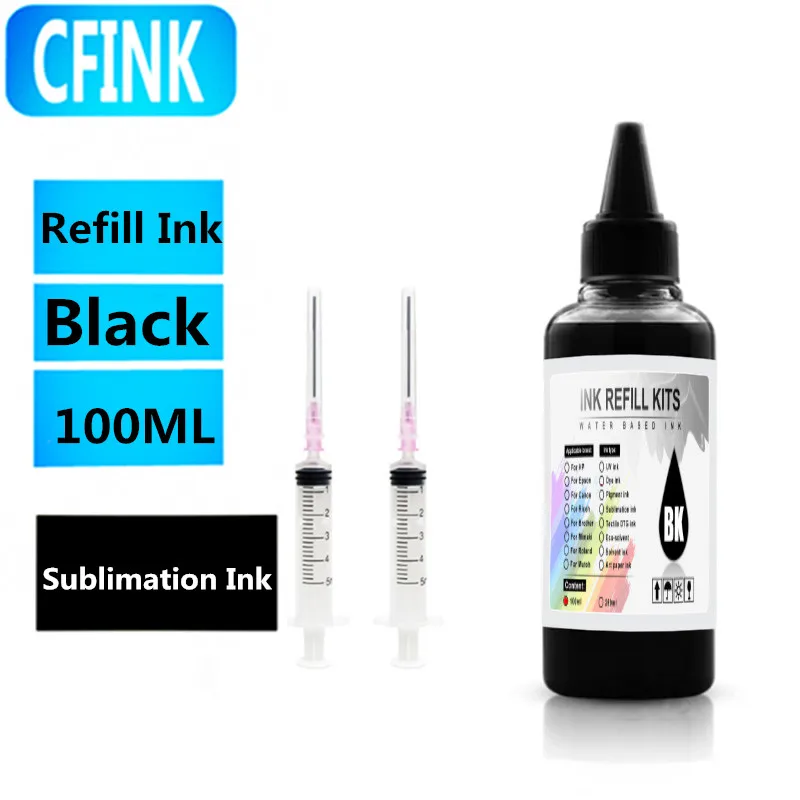 100ML Sublimation Ink Epson Expression Photo HD XP-15000 XP15000 XP-15010 XP15010 XP-15080 XP15080 Printer inkjet printer ink