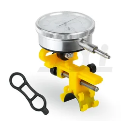 Portable Bicycle Wheel Adjustment Tool - Mini Dial Indicator for Precise MTB Bike Rim Tuning (Yellow upgrate)