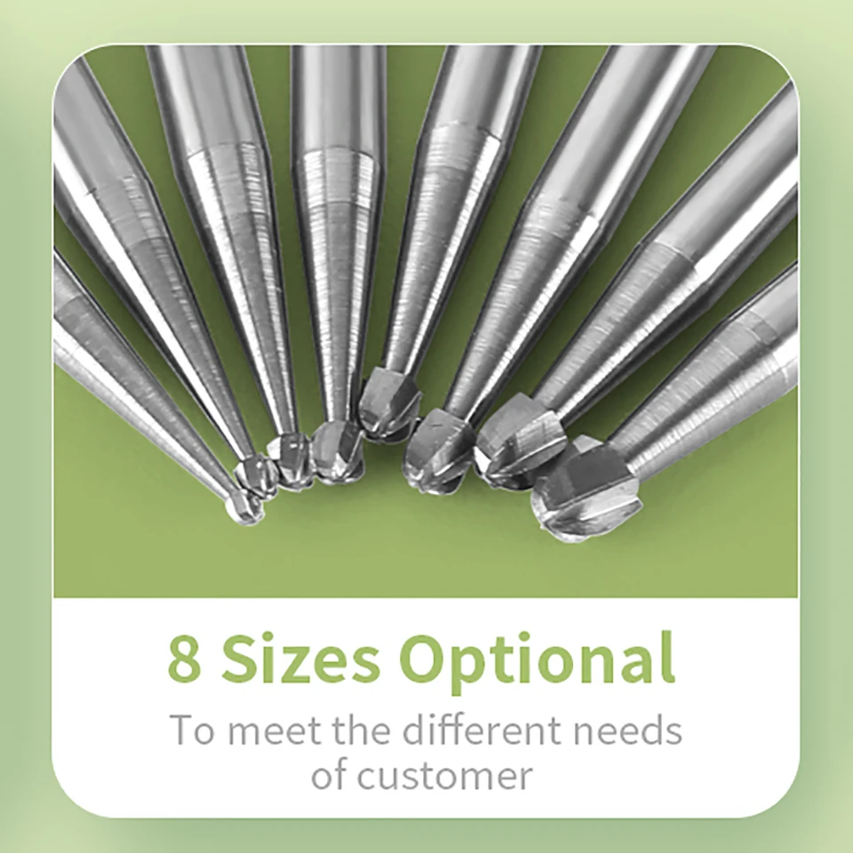 低速ハンドピース、デンタルカーバイドバー用のタングステンスチールラ