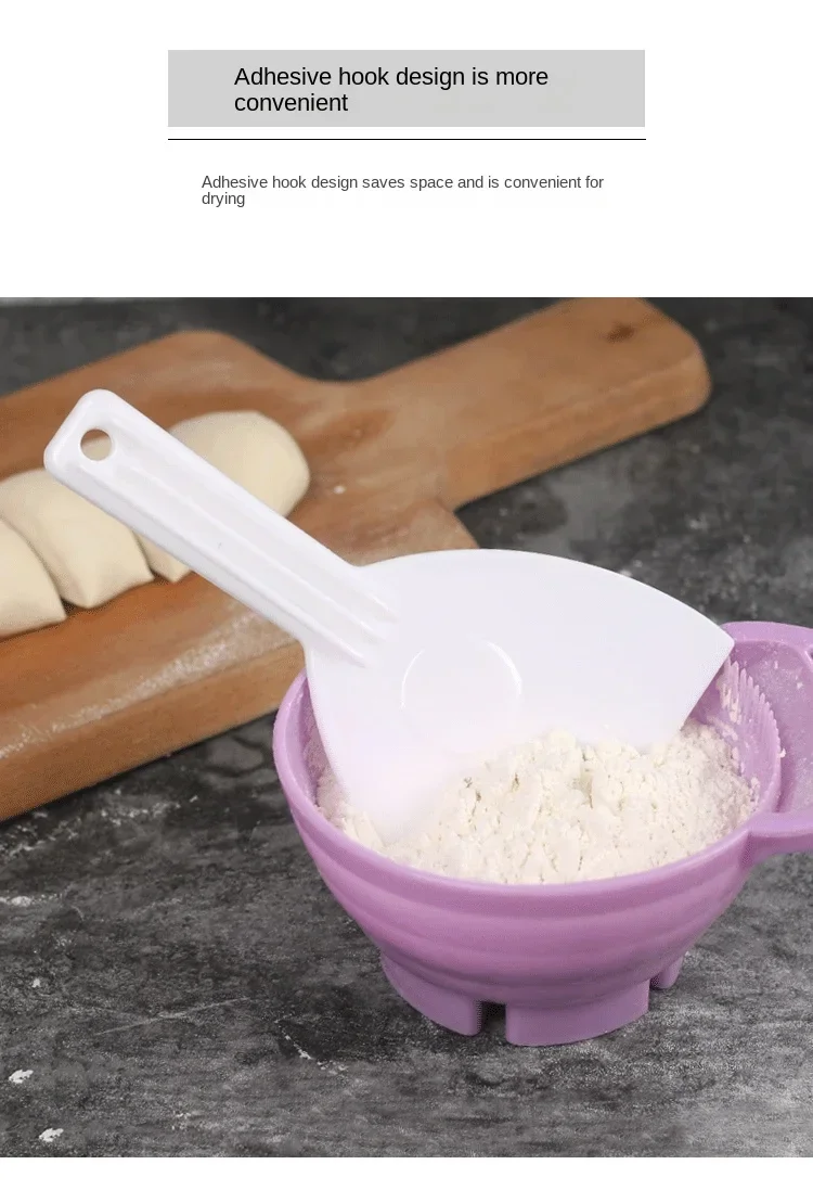 Description Picture 6 of itemCake Knife Plastic Scraper Butter Dough Cutter DIY Baking Kitchen Tools Soft-scratch Boards Chocolate Shovel Tri-angle