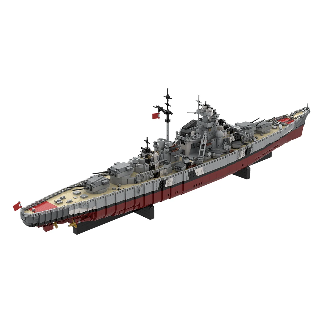 

MOC-29408 1/200 UCS KMS Bismarck Battleship Military Themed Building Blocks Set Toys (7164PCS)