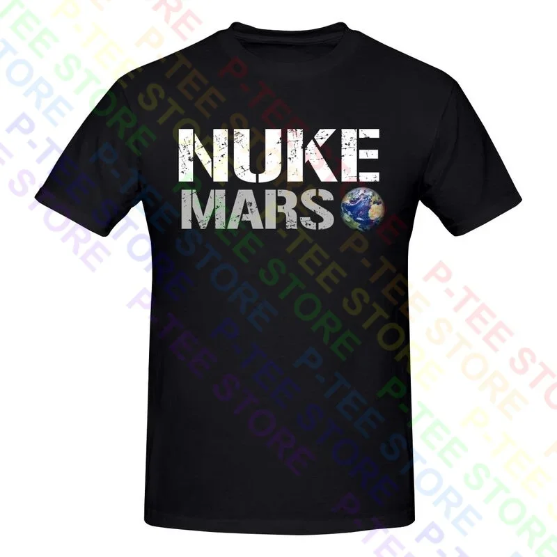 Terraforming T Nuke Of Musk Men'S Mars Elon Exploration Mars Space Shirt T-Shirt Tee Trendy Harajuku