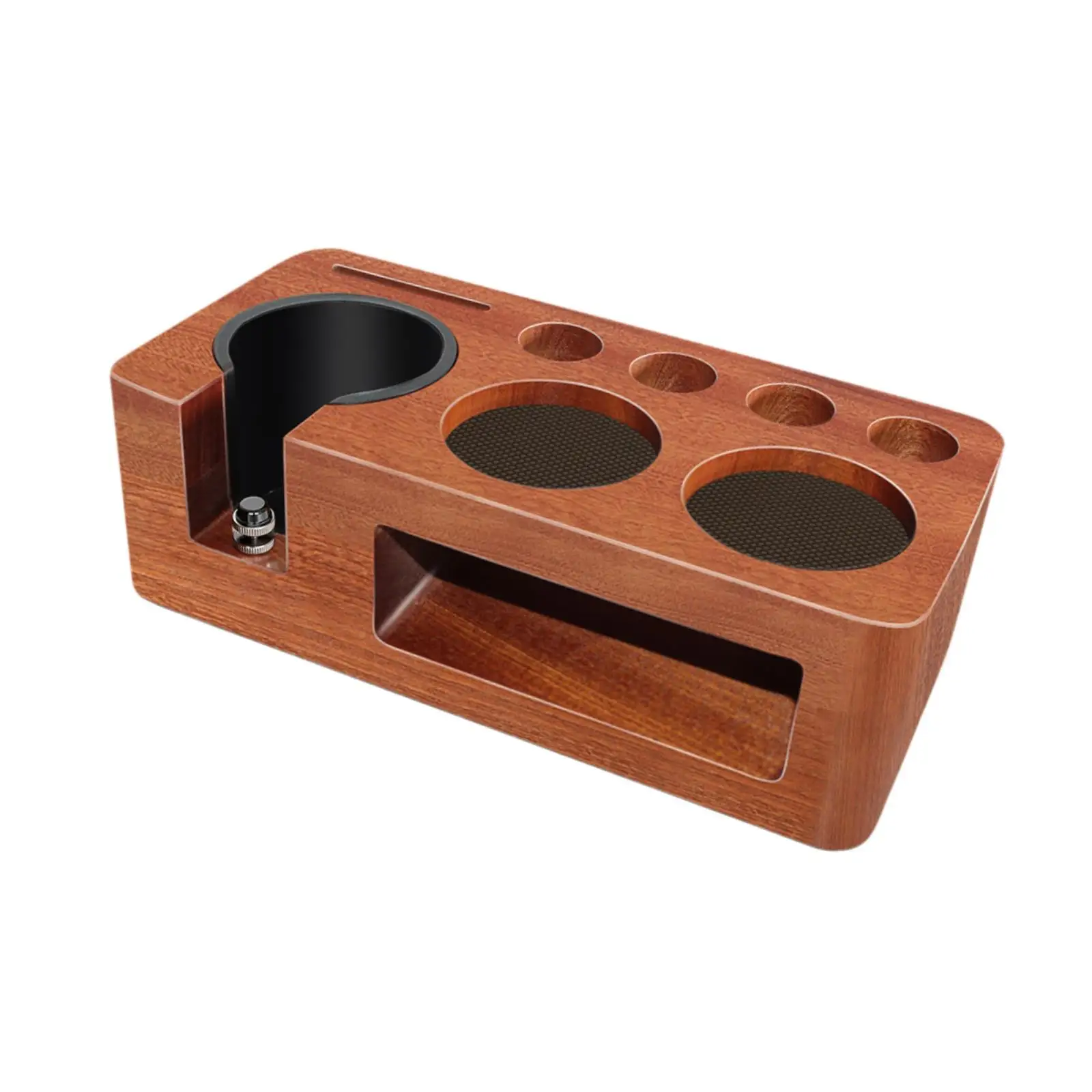 Coffee Filter Tamper Holder Wooden Sturdy Multipurpose Coffee Portafilter Tool Coffee Filter Tamper Holder Wooden Sturdy Multipurpose Coffee Portafilter Tool