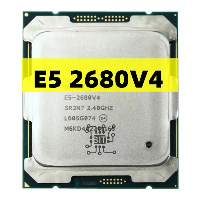 Processador de Cpu Xeon e5 2680 v4 Lga 20113 2.4ghz 14 Core 28 Threads 120w