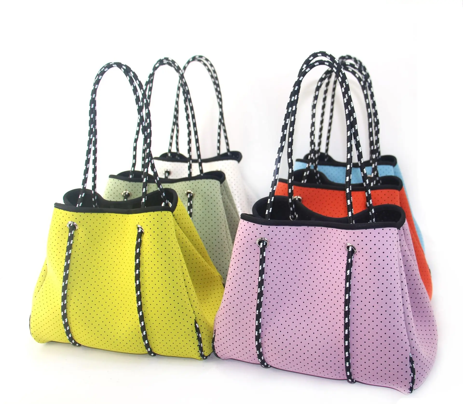 Travel Neoprene Beach Tote Bag Large Capacity Women Handbag Shopping Bags New 