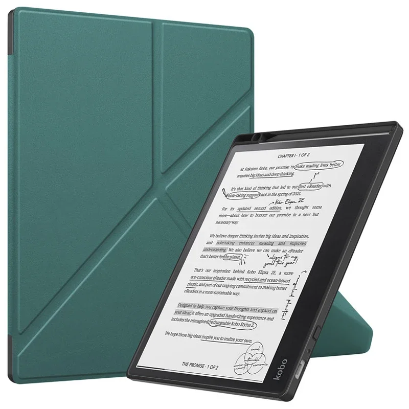 Smart eBook Case with Pencil Holder and Multi-Folding Stand