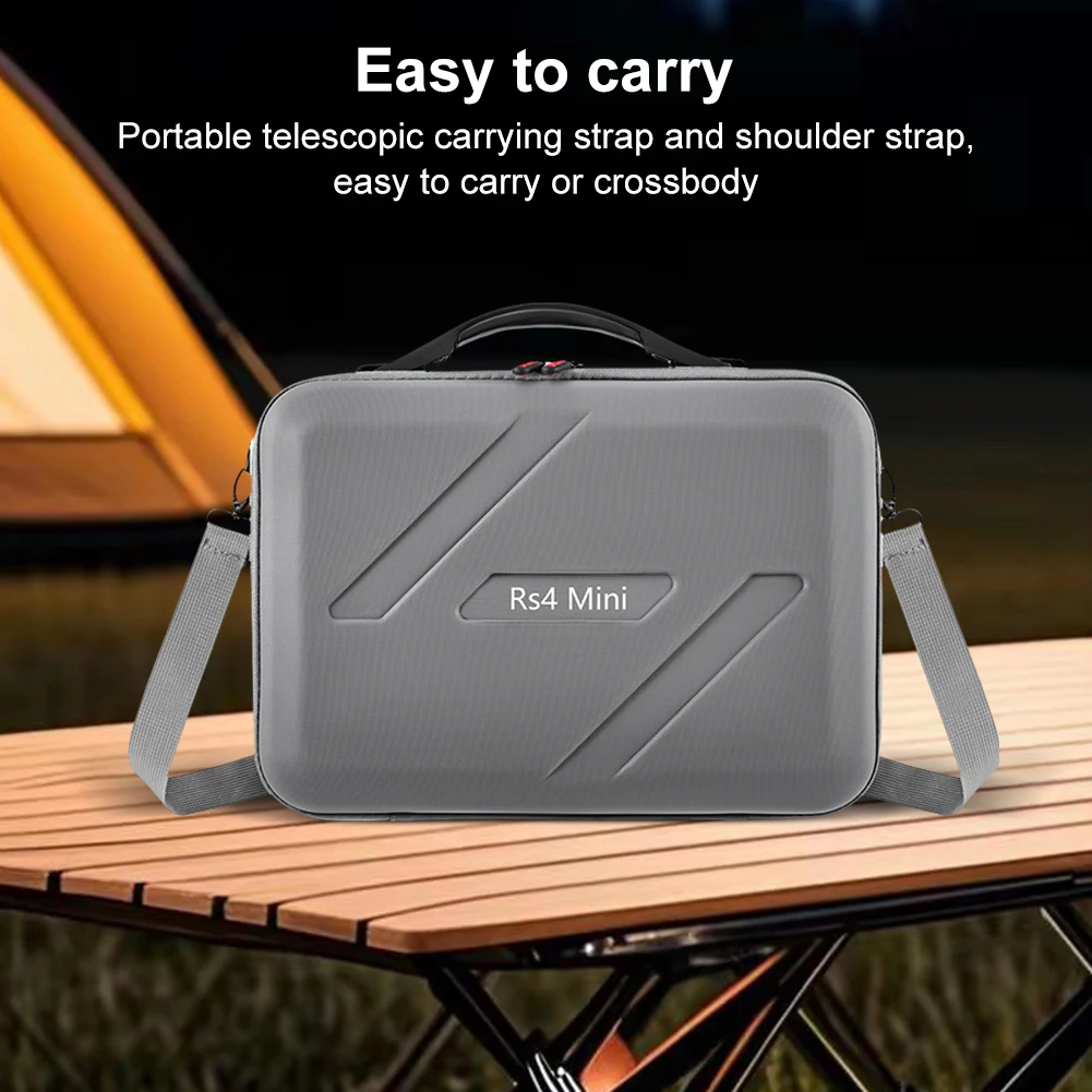 Mallette de transport étanche PU pour DJI RS 4 Mini