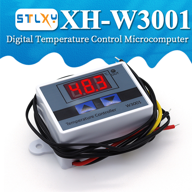 W3001 110V 220V 12V 24V Digital Temperature Controller Thermostat Thermoregulator Aquarium Incubator Water Heater Temp Regulator