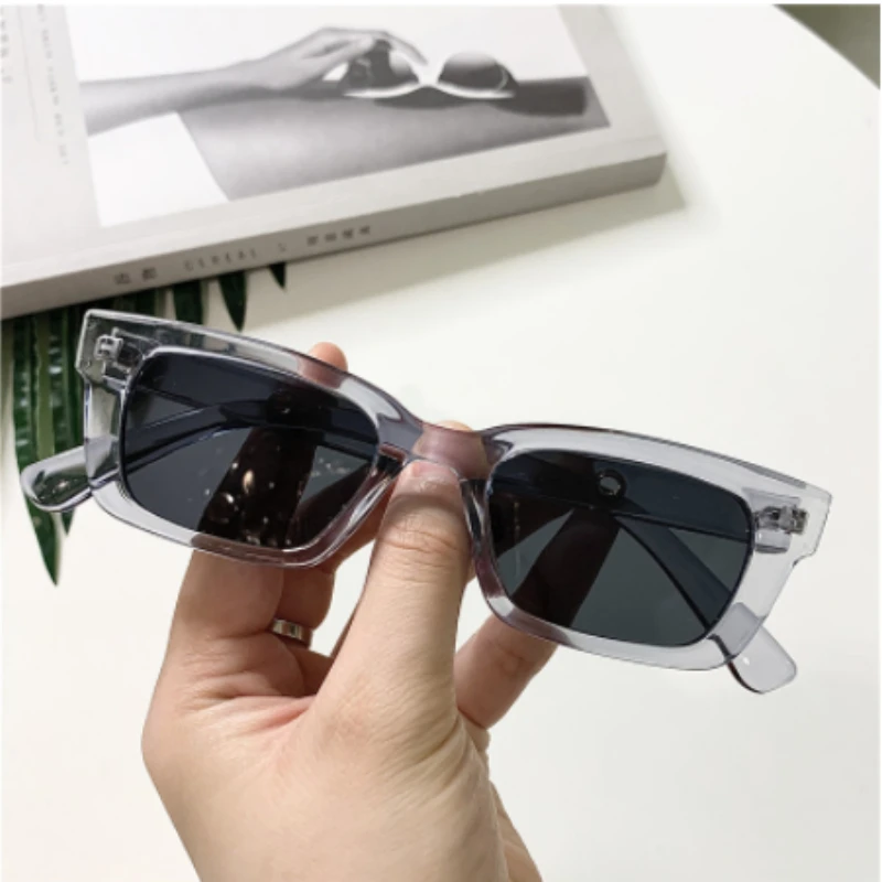 

Очки солнцезащитные женские прямоугольные, винтажные брендовые дизайнерские солнечные очки «кошачий глаз» в стиле ретро, для вождения