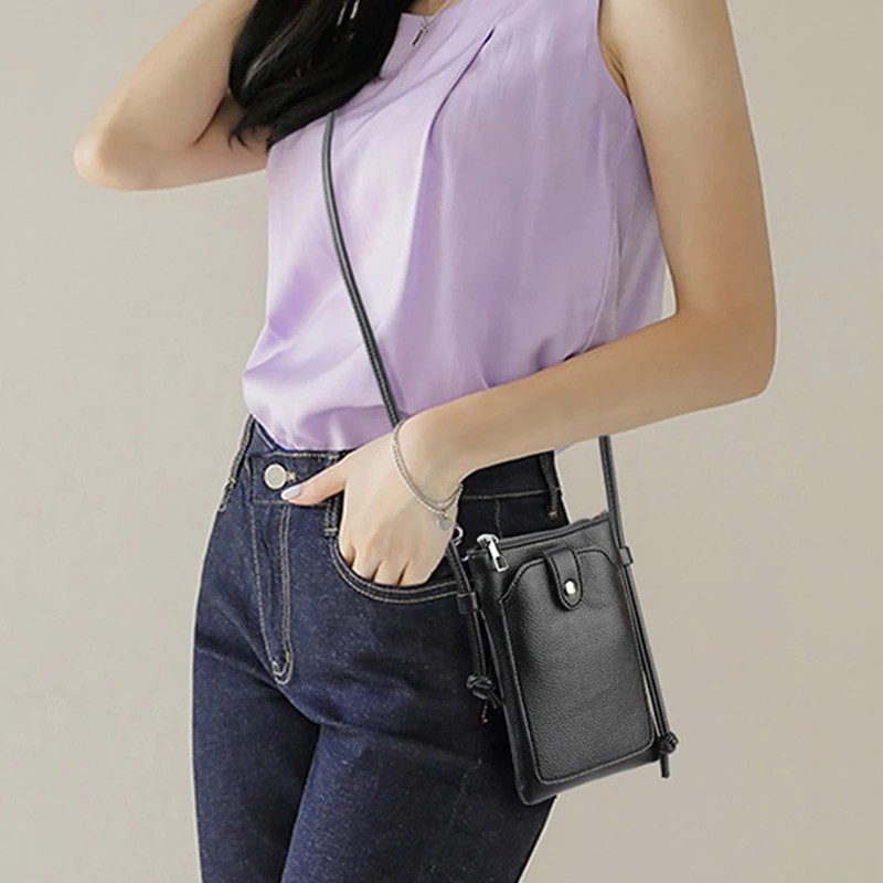 Small Crossbody Shoulder Bag For Women Cellphone Purse Card Holder Wallet Ladies Fashion PU Leather Handbags