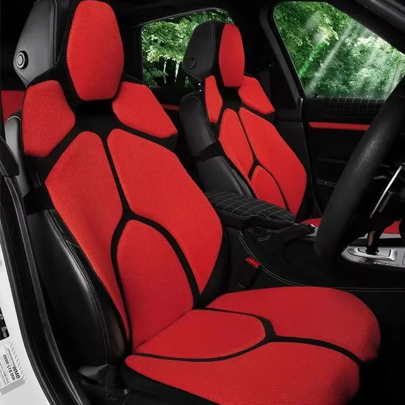 Mesh Lumbar Back Brace Massage Pad Support for Car Seat Office Chair