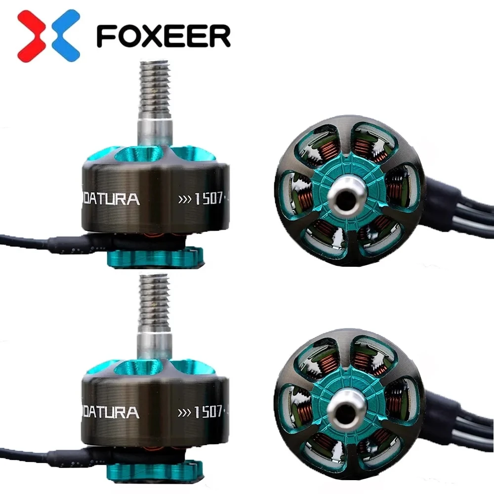 

1/4 шт. FOXEER Datura 1507 4150KV 2750KV 4-6S, бесщеточный двигатель, совместимый с 3-5-дюймовым оповещением для радиоуправляемого FPV Фристайл Cinewhoop, канальный Дрон