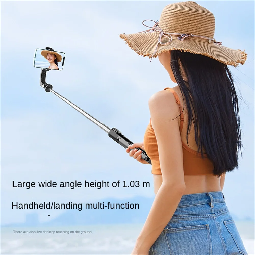 Wireless Selfie Stick Tripod Stand Detachable Remote light for iPhone Mobile Phone Live Streaming selfie stick tripod selfie stick cell phone selfie stick smartphone selfie stick phone selfie tripod