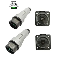 Original YEEDA 48V /72V plug & socket kit Y-60 for LVTONG/Marshell/Eagle/Excar/Langqing Electric golf cart 1