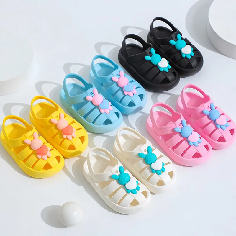 Candy Color Children's Sandals - Unisex Beach Shoes