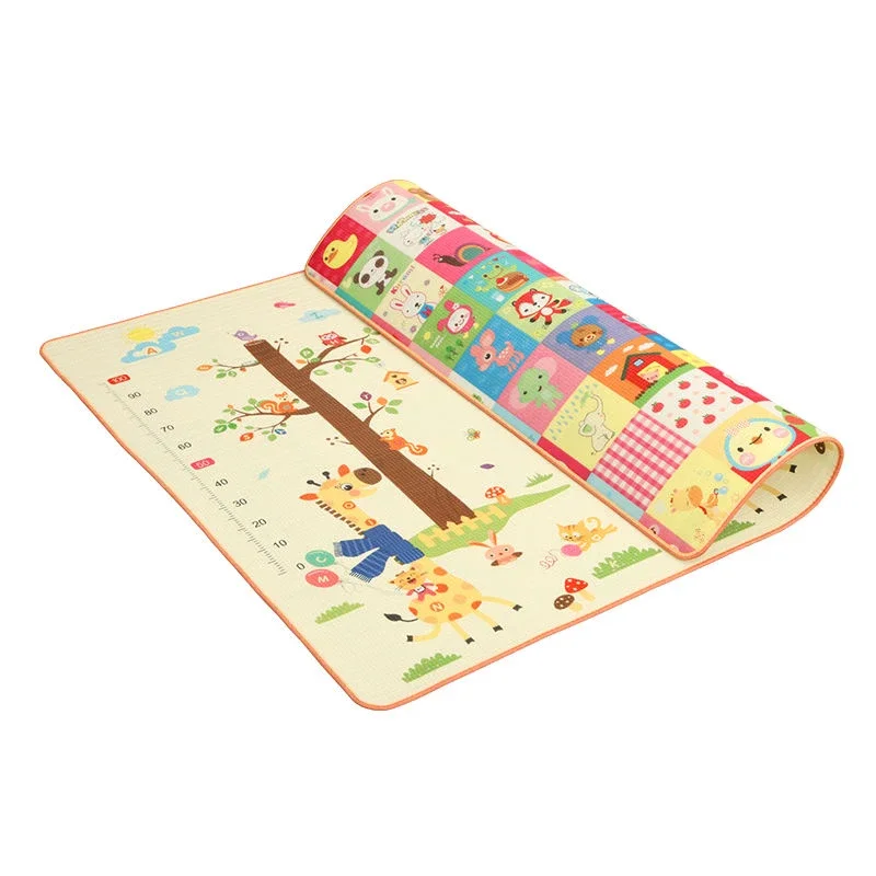 Baby Play Mat Play Mat 1cm EPE Environmentally Friendly Thick Baby Crawling Play Mats Folding Mat Carpet Play Mat for Children's Safety Rug Playmat