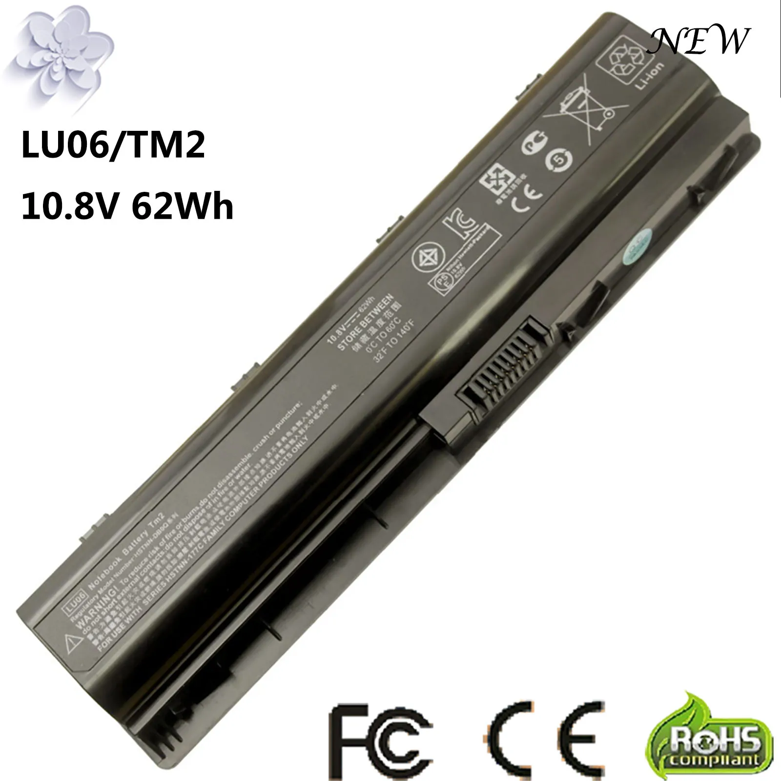 

Battery For HP 582215-241 HSTNN-XB0Q LU06 586021-001 HSTNN-DB0Q HSTNN-I77C HSTNN-LB0Q TM2 TouchSmart TM2 TM2-1000 TM2-2000