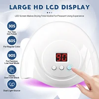 72W UV LED Nail Drying Lamp For Curing All Nail Gel Polish 24LEDS Nail Dryer With Automatic Sensor Professional Salon Art Tools 2