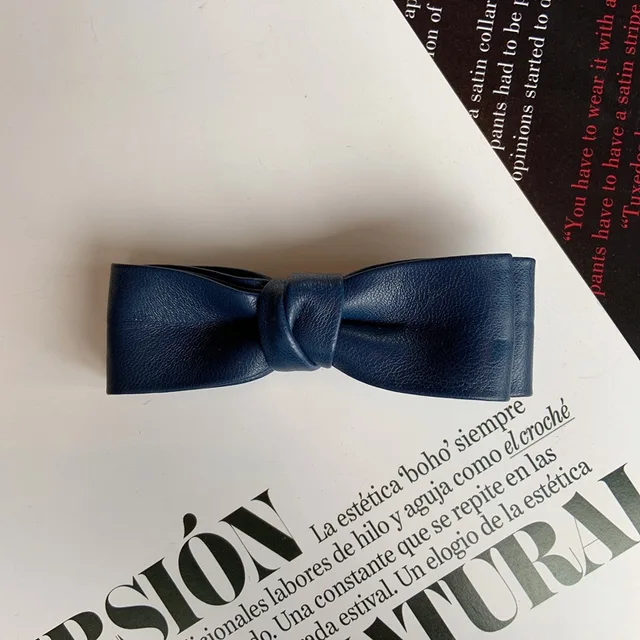 New Women Long Leather Ponytail Hold Hair Tie ободок для волос Headband Hair bands For Girls Hair Accessories gumki do wlosow Y 8