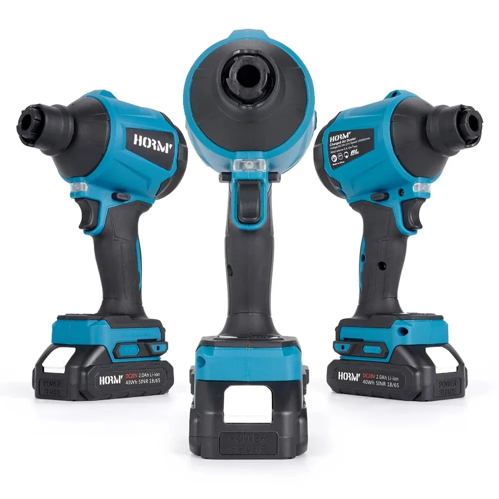 Hormy 6IN1 Cordless Air Blower With Nozzle Dusting Machine Multifunction Dust Blower Inflator Vacuum Tool For Makita 18V Battery 2