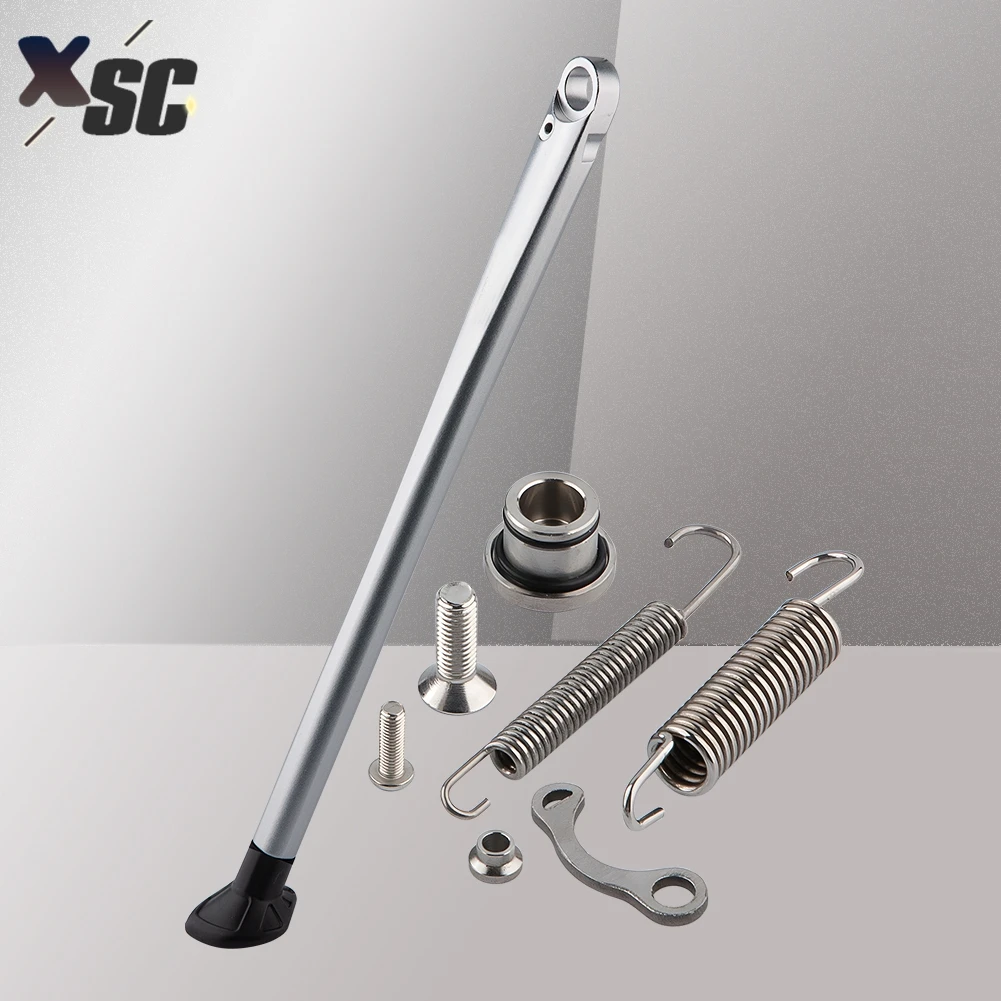 Motorcycle Parking Side Stand Kickstand with Spring Kit for Husqvarna Husaberg TE TX FE FX FS 125 150 150I 250 250I 300 300I 350