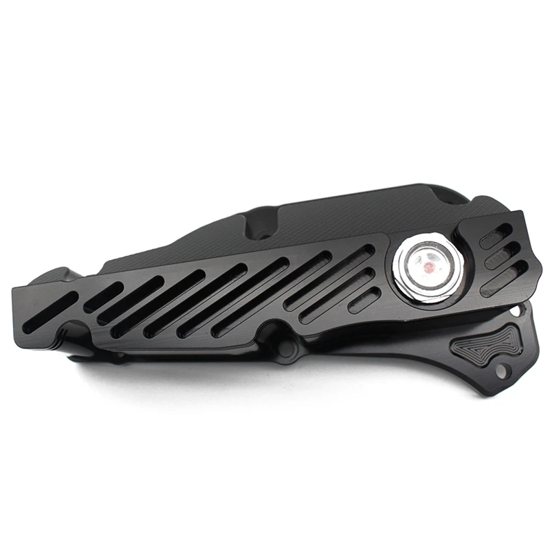

Motorcycle Oil Pan Aluminum Clear Visible Oils Bottom Potn Oils Bottom Potn For VESPA GTS250 300 GTV HPE 2019-2022 Black
