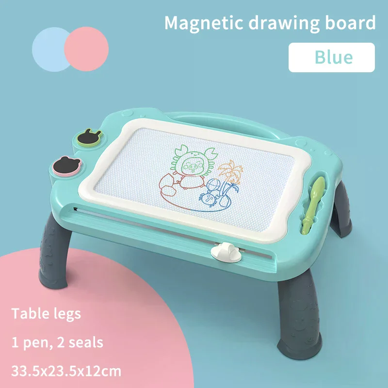 Tavola da Disegno Portatile per Bambini, Lavagna Piatta per Graffiti e Educazione Precoce - immagine 5