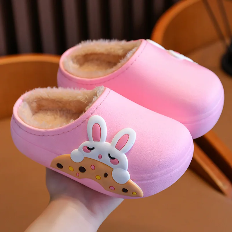 Buy Wholesale China Girls Boys Home Slippers Kids Warm House Slippers Fur  Lined Winter Indoor Shoes & Children Plush Slipper at USD 3.88 | Global  Sources