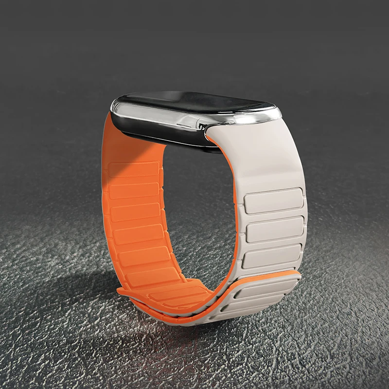 Magnetic Silicone Strap Bracelet for Smartwatch - Stylish Accessory Wristband
