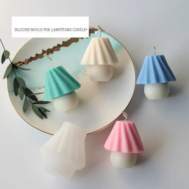 Table Lamp Candle Mold Handmade Aromatherapy Plaster Mold Candle Decoration