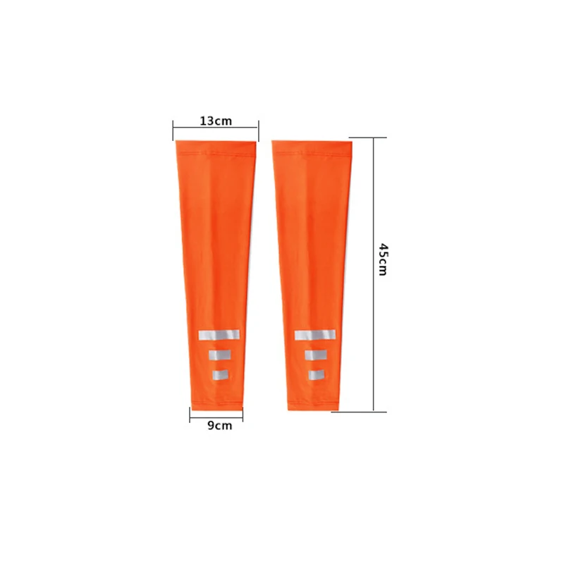 2PCS Summer Sun UV Protection Women Arm Sleeves Reflective Night Cycling Running Arm Warmers Cover Men Sports Armguards Cuff cooling arm sleeves sun protection arm sleeves reflective arm bands arm sleeves
