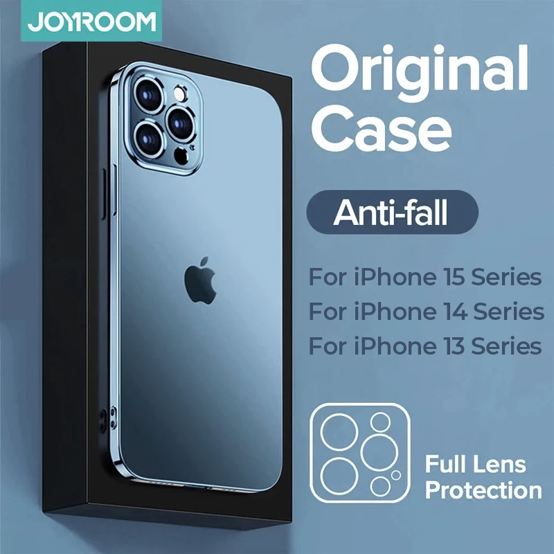 Joyroom luksusowe etui na iPhone 14 13 12 Pro Max TPU + PC odporne na wstrząsy etui na telefony pełna osłona obiektywu pokrywa dla iPhone 14 13 przypadku - AliExpress 202192403