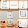 Mini Food Processor with 2.5 Cup Glass Bowl Small Electric Food Chopper for Vegetable Meat Fruit Puree,2 Speed With Sharp Blades 4