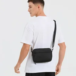 Versatile Men's Lightweight Crossbody Shoulder Bag (Black)