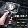 Teslong TF600 6” IPS Screen 6.5mm dual lens 360 Articulating Borescope with 4-Way Joystick Articulation WIFI 5