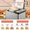 2LB Bread Maker, 19-in-1 Automatic Bread Machine Stainless Steel with Ceramic Pan, 15H Timer & 1H Keep Warm 3