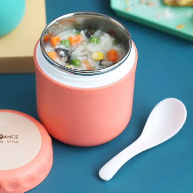 Mini Thermal Lunch Box for kids Stainless Steel Vaccum Cup Soup Cup  Insulated Lunch Box Portable Breakfast Milk Food Container